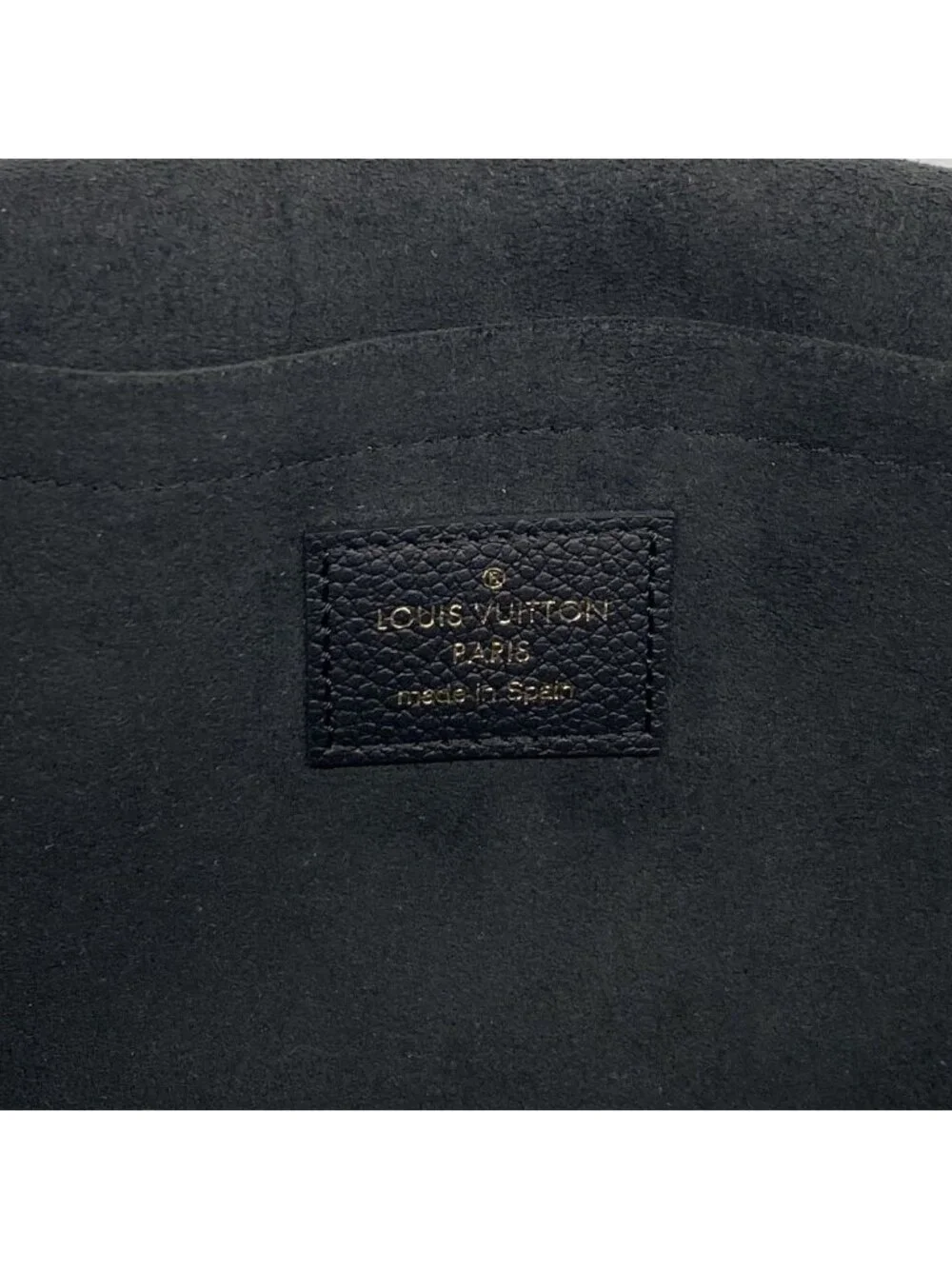 Louis Vuitton Shoulder Wallet Monogram Empreinte Pochette Felicity Noir